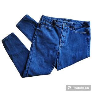 Uniqlo Women's Skinny High Waisted Tapered Ankle Jeans 30"x24"